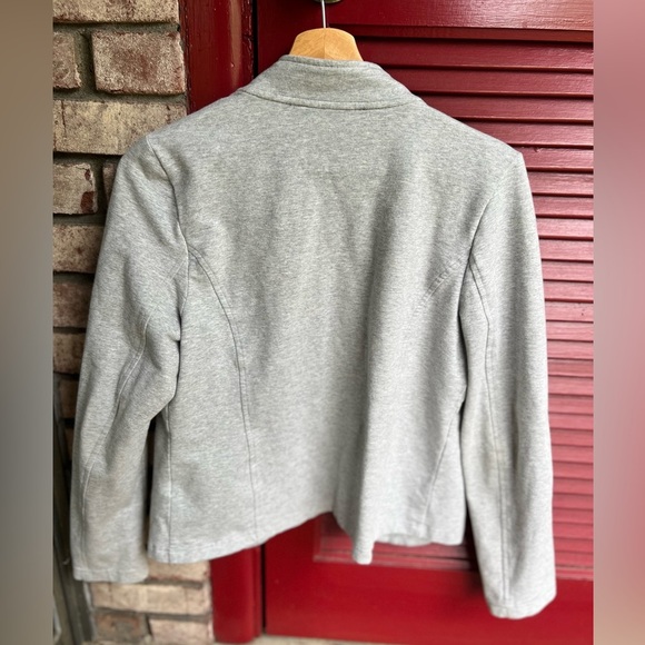 Women's Gray Tommy Hilfiger Military Style Jacket Medium - Picture 5 of 9